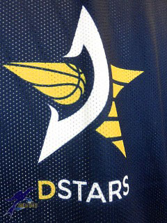 オリジナルロゴ バスケット　リバーシブルユニフォーム　昇華 D-Stars様　オーダー製作